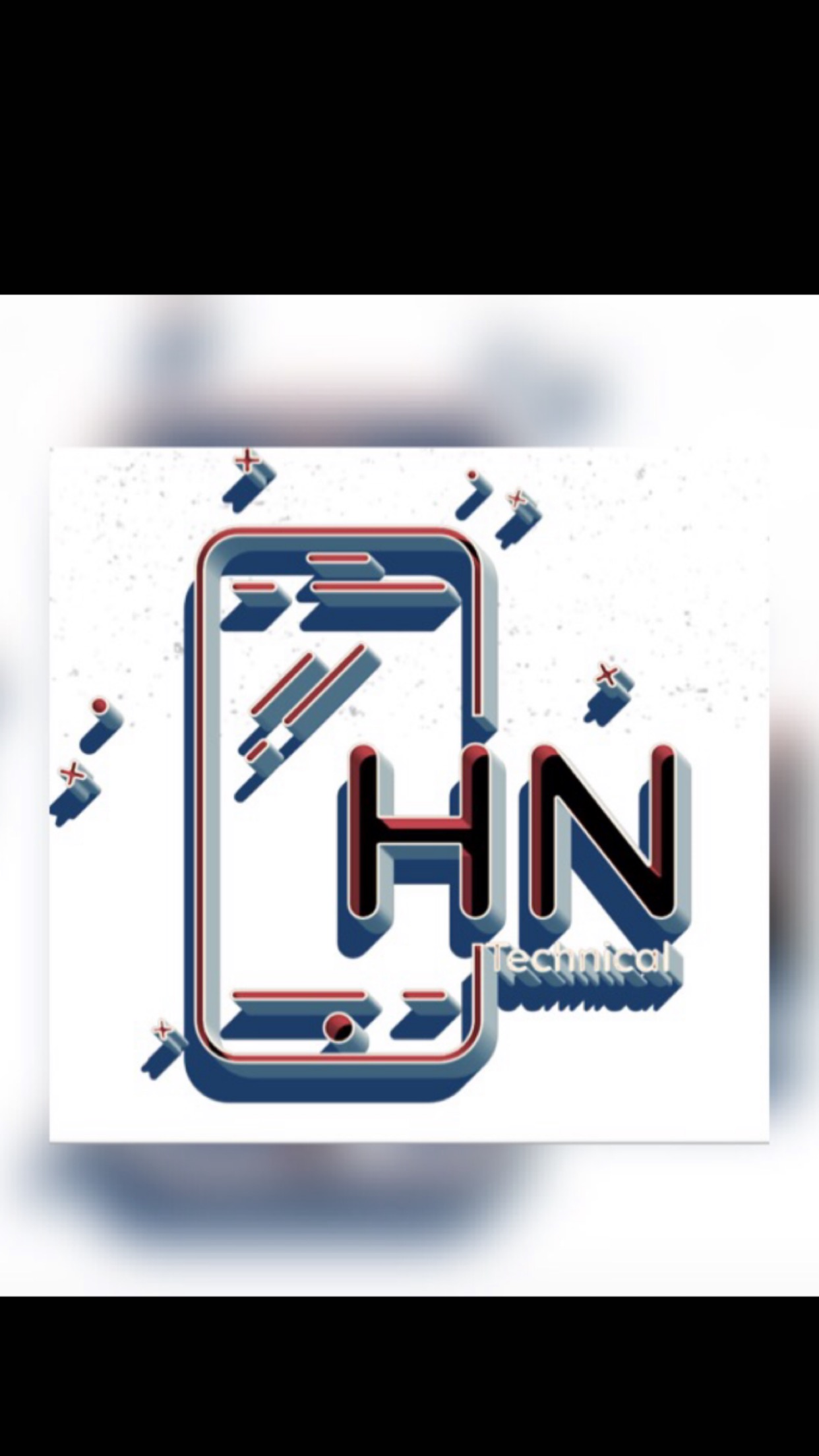 شعار  اتش ان لبيع اكسسوارات للجوال والالكترونيات
