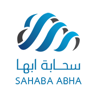 شعار مؤسسة سحابة أبها للاتصالات وتقنية والمعلومات