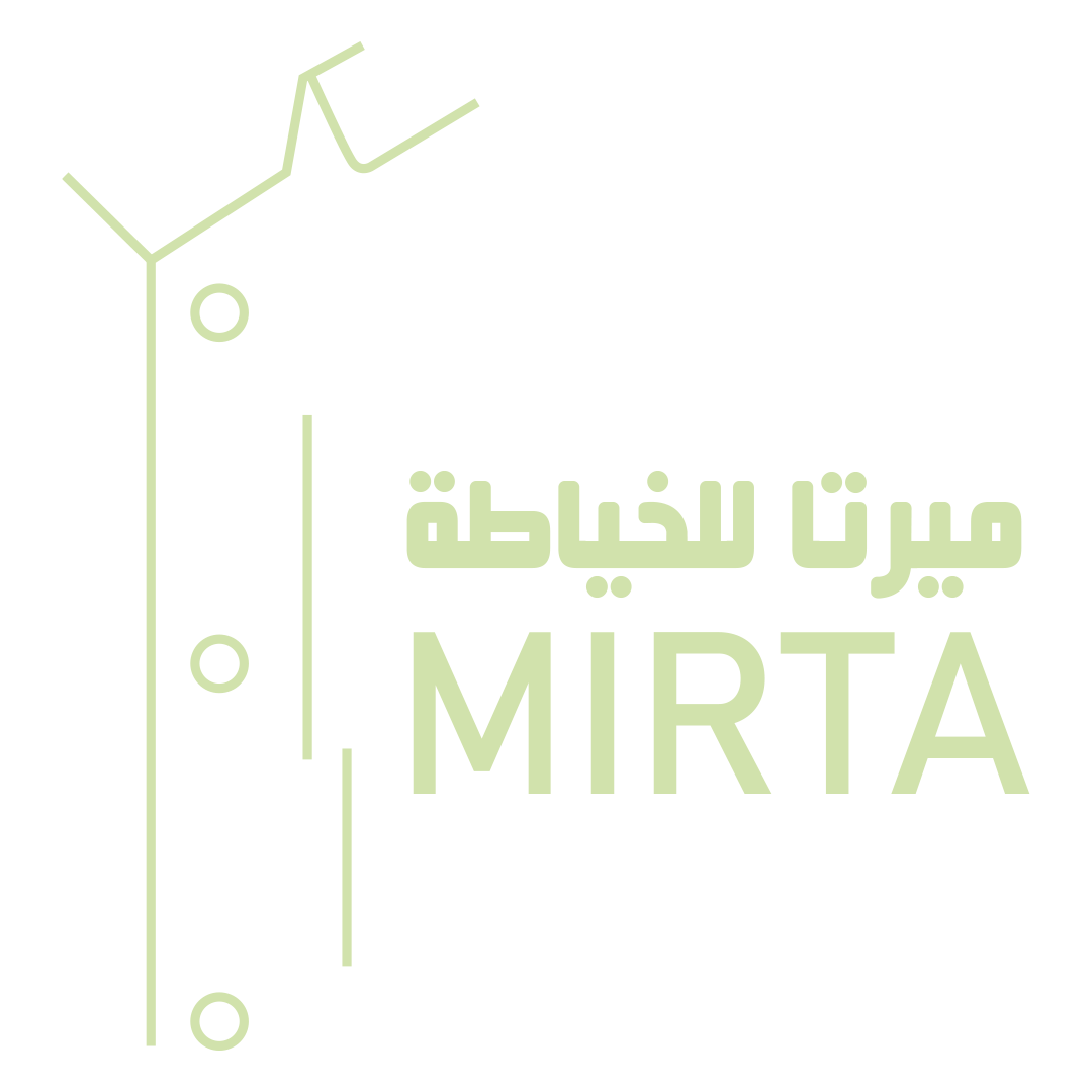 شعار مؤسسة ميرتا للخياطة